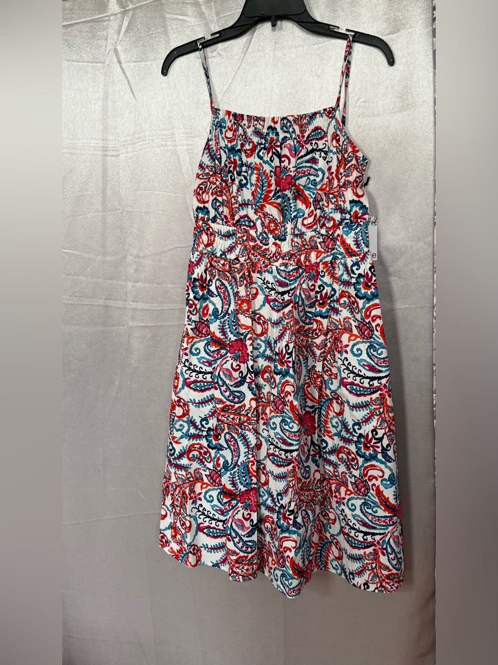 Floral Paisley Tiered Summer Skirt - Multicolor - Picture 2 of 4